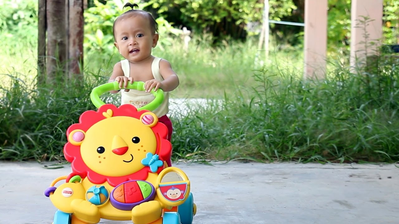 Unboxing mainan anak bayi lucu belajar jalan - Musical 