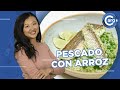 CÓMO PREPARO PESCADO CON ARROZ DE ESPINACA