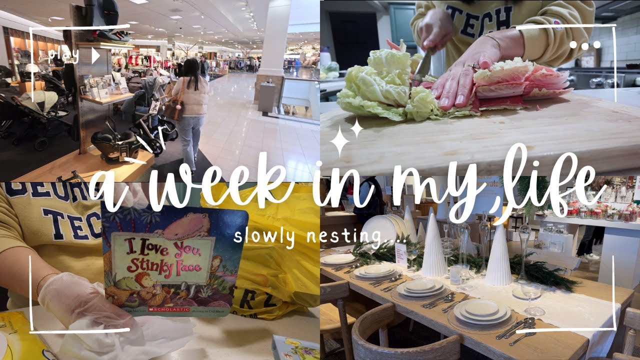 Daily Vlog| Prepping Nursery, Stroller Shopping, Tokyo Banana Bread, Cook with Me!