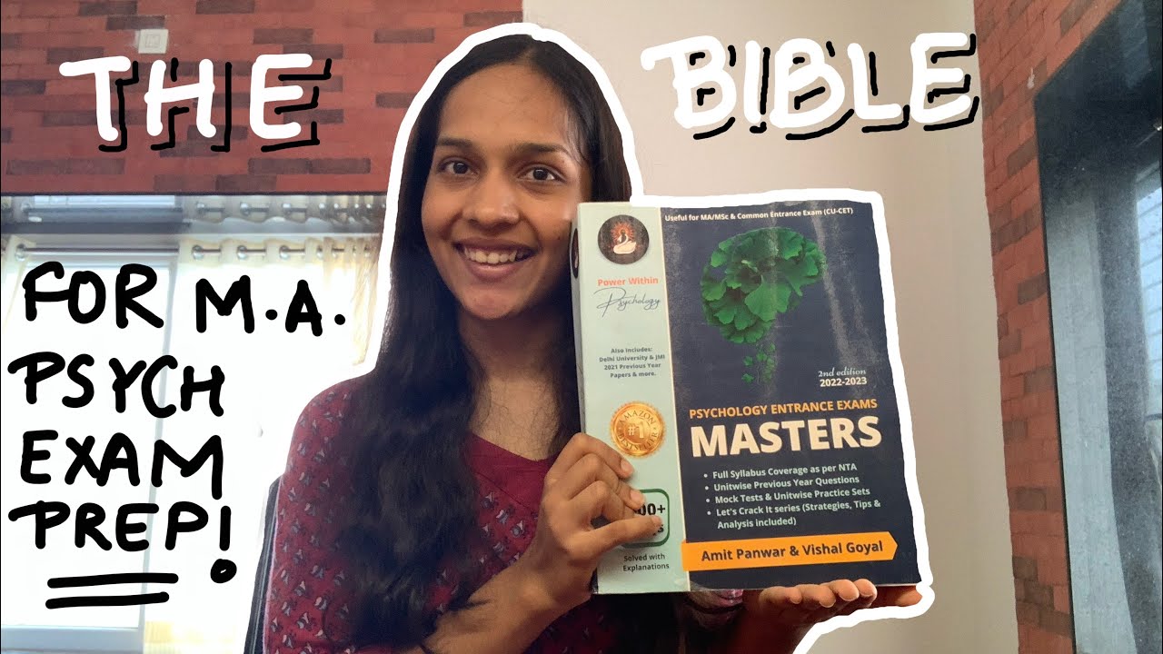 The only book you need for MA Psychology Entrance Preparation - Power Witin Book Review