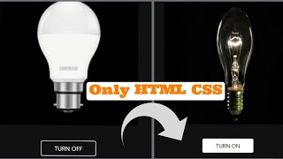 Details Electric Bulb Html & Css || Html Css Projects. Guide
