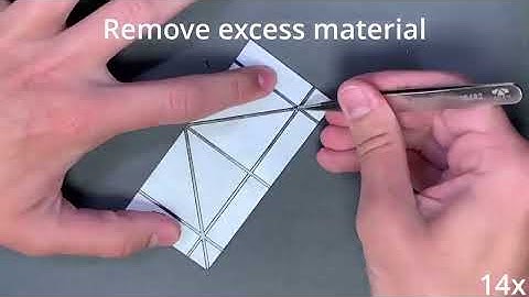 Reprogramable Matter By Folding: Fabrication of Magnetic Laminate