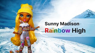 Обзор на куклу Rainbow high Sunny Madison из зимней серии Winter Break. Зимнее солнышко школы РХ.