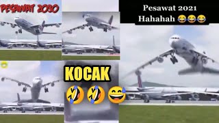 BIKIN NGAKAK!! VIDEO LUCU PESAWAT JOGET // PESAWAT GOYANG // VIDEO LUCU PESAWAT SEPERTI BURUNG viral