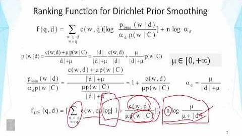 DATA MINING   2 Text Retrieval and Search Engines   Lesson 4 7 Smoothing Methods Part 2