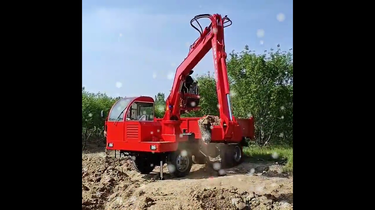 Digging with trucks | EXCAVATOR + LAND TRUCK