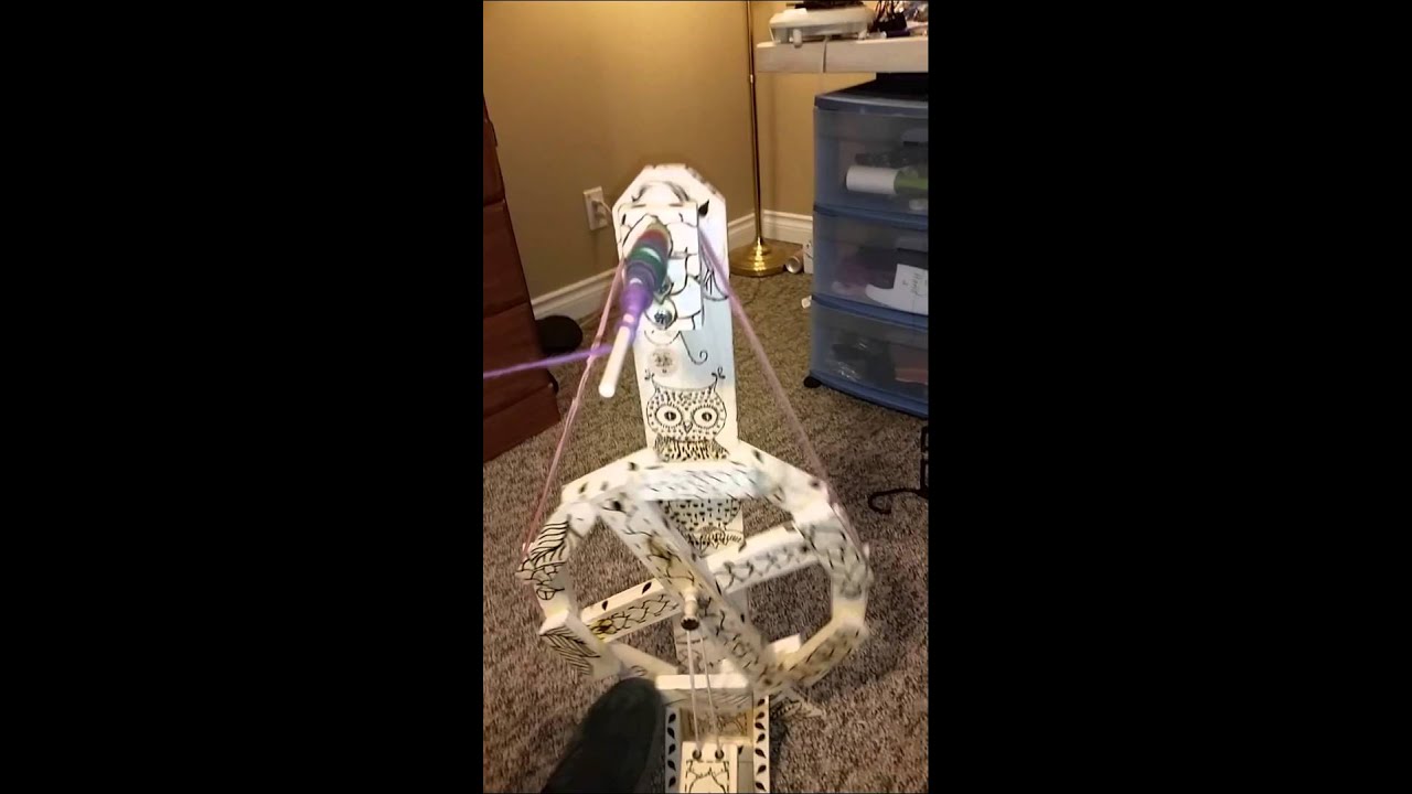 My DoDec Spindle Spinning Wheel YouTube
