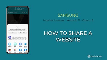 How to Share a Website - Samsung Internet [Android 11 - One UI 3]