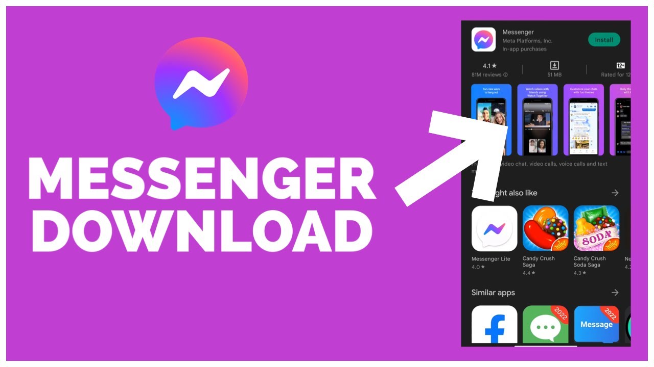 How to Download Messenger App Download & Install Messenger App (2022) YouTube