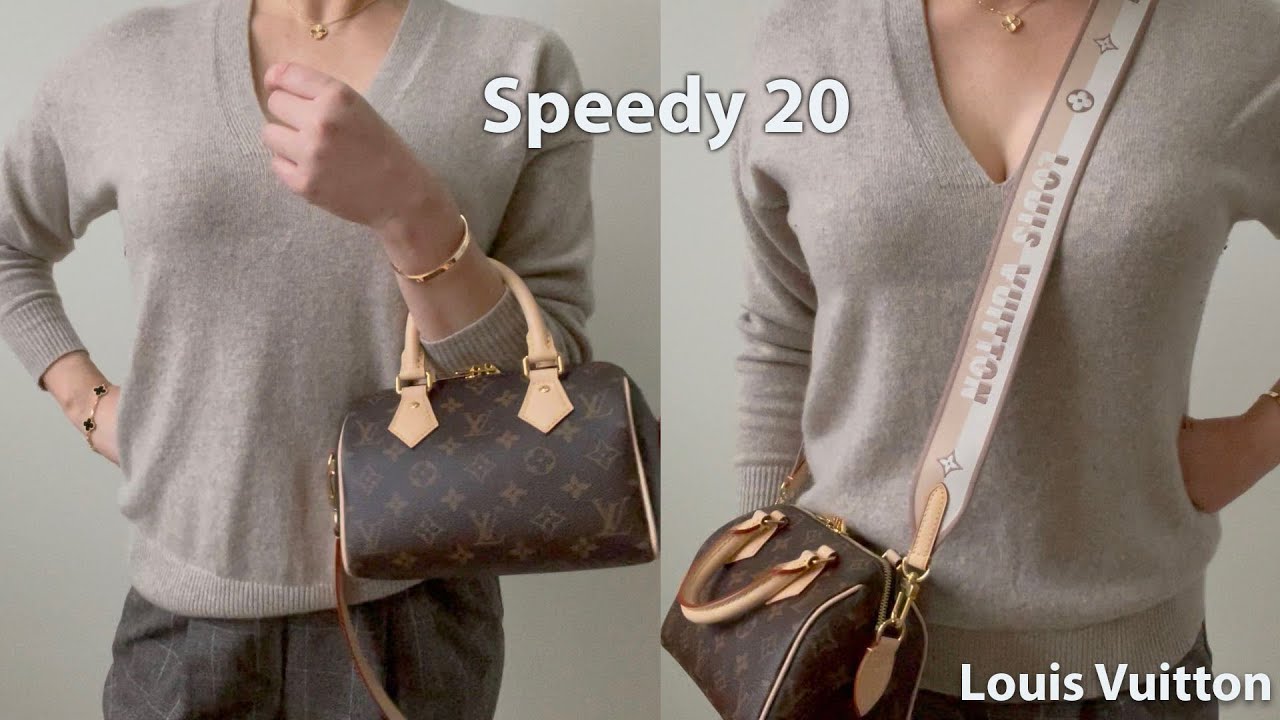 Louis Vuitton Speedy 20 bandoulier monogram