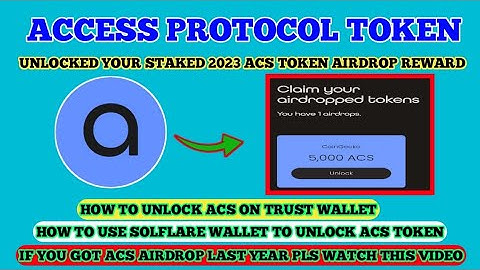 Unlocking $ACS Airdrop: Step-by-Step Guide to Unstake Access Protocol token in Your Wallet
