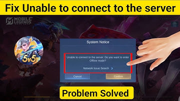 Fix "Unable to connect to the server" in Mobile Legends Android | MLBB Connection Issues 2025