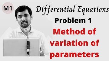 Method of variation of parameters Problem 1 | Differential Equations Solve (D²+a²)y=tan ax