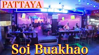 ??Pattaya Thailand / Soi Buakhao / Night scene / May 2023    夜のソイブアカオーの様子をソンテウに乗りながら〜