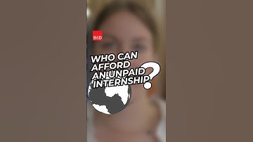 Who can afford an unpaid internship? #europe #internship #trainee #parliament