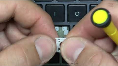HP Pavilion 15-AB - How To Repair Replace Laptop Key Cap Replacement