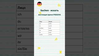 Спряжение глаголов | suchen | A1 | #deutsch #немецкийнаслух #Немецкийязыкснуля
