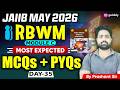 JAIIB May 2026 | RBWM Module C | Most Expected MCQs + PYQs | Day 35 | By Prashant Sir