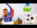 Секреты игры Майнкрафт - Ам Ням в видео с игрушками Minecraft!