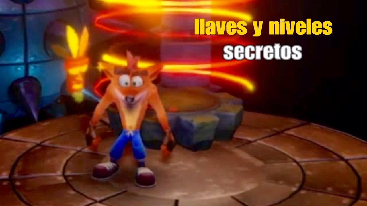 Crash 1 llaves y niveles secretos