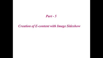OBS Studio Part 5 : Creation of E-content with Image Slideshow - By Dr. Shantashree Sengupta