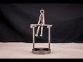 The Pendulum Man - Kinetic balancing art desk office toy sculpture