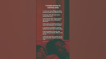 Power Moves Smart Parents Use to Control Kids Without Yelling