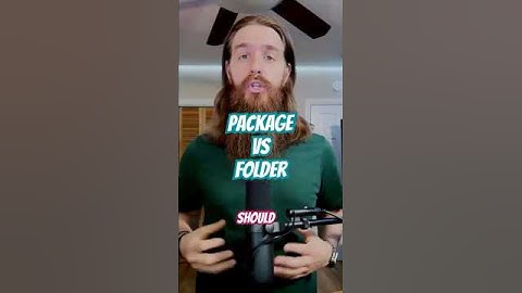 Should I save Logic Pro projects as a package or a folder? #musicproducer #logicprox