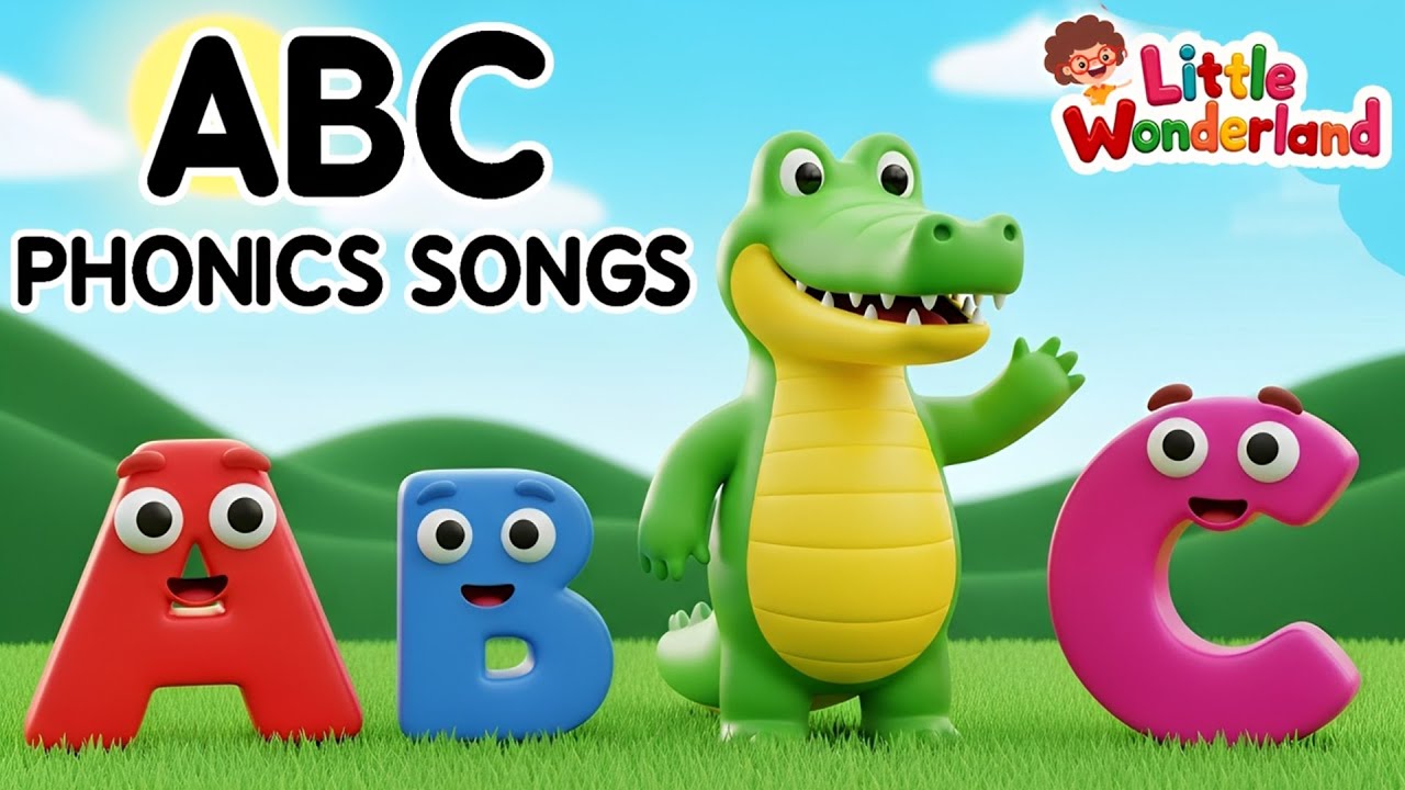 Phonics ABC Song for Toddlers | Learn Alphabet Sounds A to Z | Learning ...