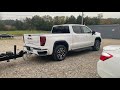 GMC SIERA AT4 3.0 Diesel 2020 , test towing