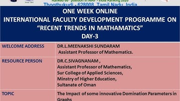 OneWeek Online International FDP -Day 3