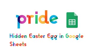 Hidden Easter Egg in Google Sheets #Shorts