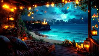 Overnight Coastal Ambience 🌊 Soft Waves and Sea Breeze | Deep Sleep Music for Calm & Peaceful Night screenshot 5