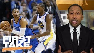 Stephen A. Smith loves the Kevin Durant-Russell Westbrook hostility | First Take | ESPN