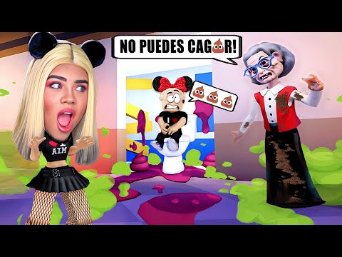 Me Hize POPO💩en la Escuela de ROBLOX con mi Hermanito 😱|Mia Plumones