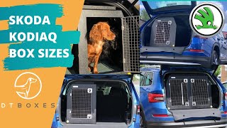 DT-3 size guide. Dog crate for the Škoda Kodiaq.