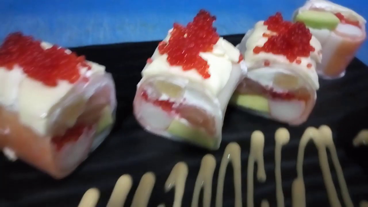 شرح تحضير الأروماكي سوشي بسهولة Explain The Preparation Of Aromaki Sushi Easily Youtube Sushi Make It Yourself Preparation