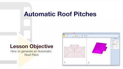 Edificius Tutorial - Automatic Roof Pitches - ACCA software