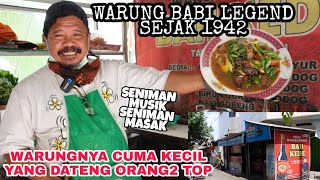 JUALAN BABI SEJAK 1942 !! LEGEND KULINER NON HALAL SOLO! | BAH KEDE | KULINER BABI