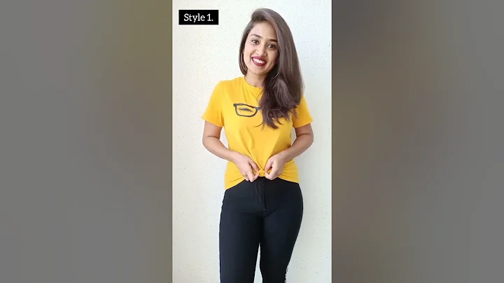 Simple & Cool T-shirt front Styling 💛 | Style with BeingNavi #Shorts - DayDayNews