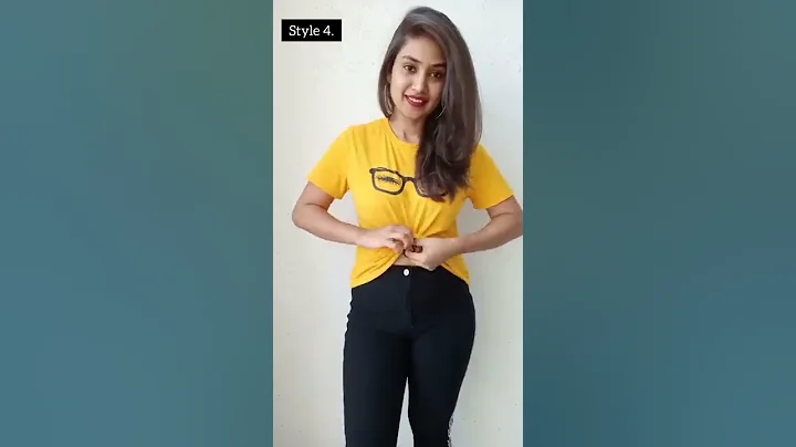 Simple & Cool T-shirt front Styling 💛 | Style with BeingNavi #Shorts - DayDayNews
