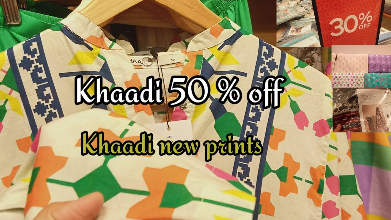 Khaadi summer sale june 2022 Khaddi new lawn prints june 2022 YouTube