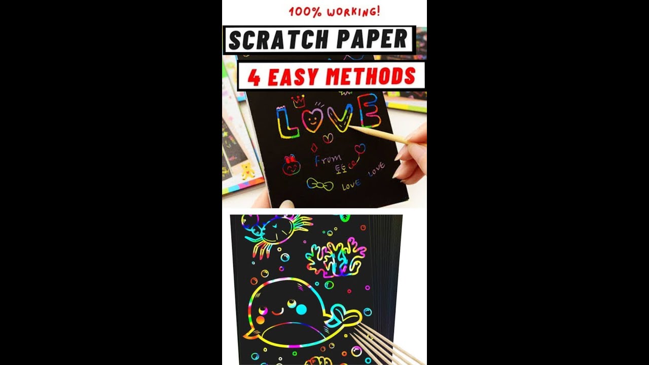 DIY CRAFTS/DIY reusable Scratch Paper/Magic Book/ Rainbow NoteBook/How to  make Scratch Book/Minitha 