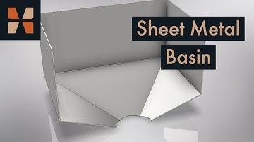 Making a Sheet Metal Basin - Contour Flange