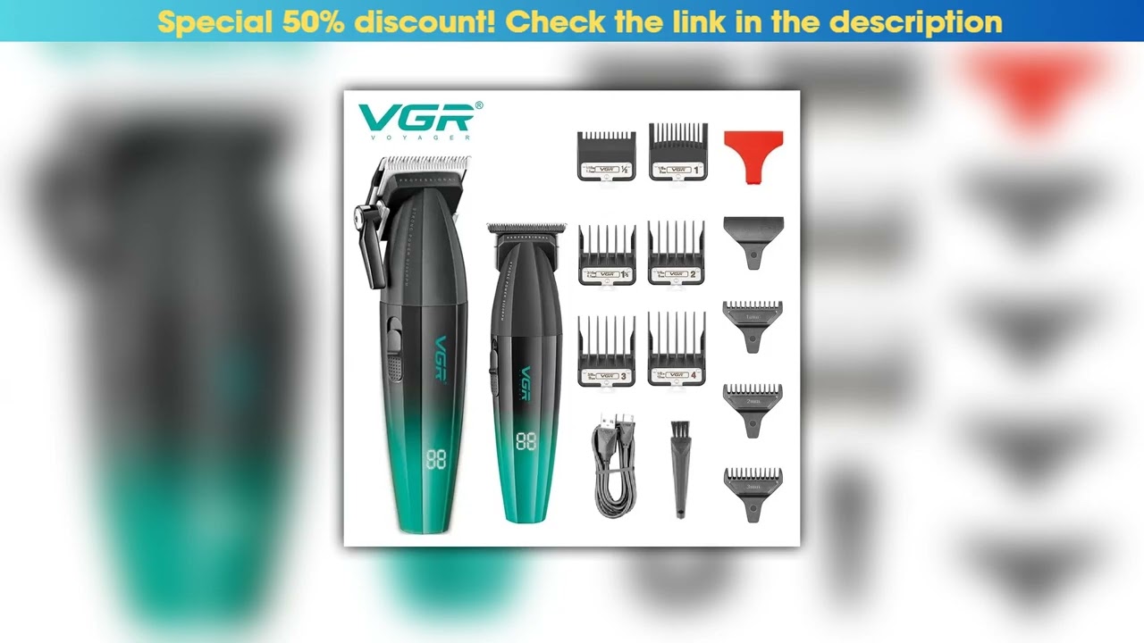 Editor’s Choice VGR Hair Trimmer Professional Barber Hair Cutting Machine Precision Hair Clipper Ha