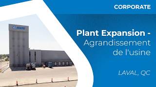 Plant Expansion   Agrandissement de lusine (Laval, QC)