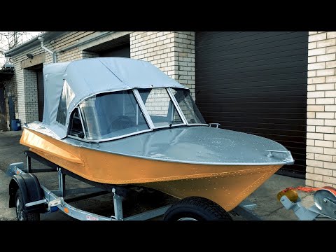 Мотолодка ОБЬ-1. Ветровое