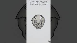 Drawing Turaga Nuju's Kanohi Komau - LEGO Bionicle