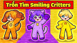 NABEE THỬ THÁCH 24H CHƠI TRỐN TÌM SMILING CRITTERS SIÊU HÀI TRONG MINECRAFT*NABEE TRỐN TÌM 🤫👾