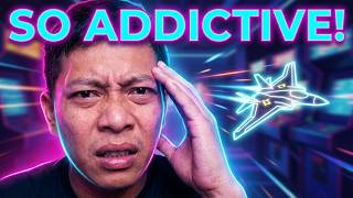 Playing Addictive Arcade Android Game Neon Wings Level 6 But Still Failed